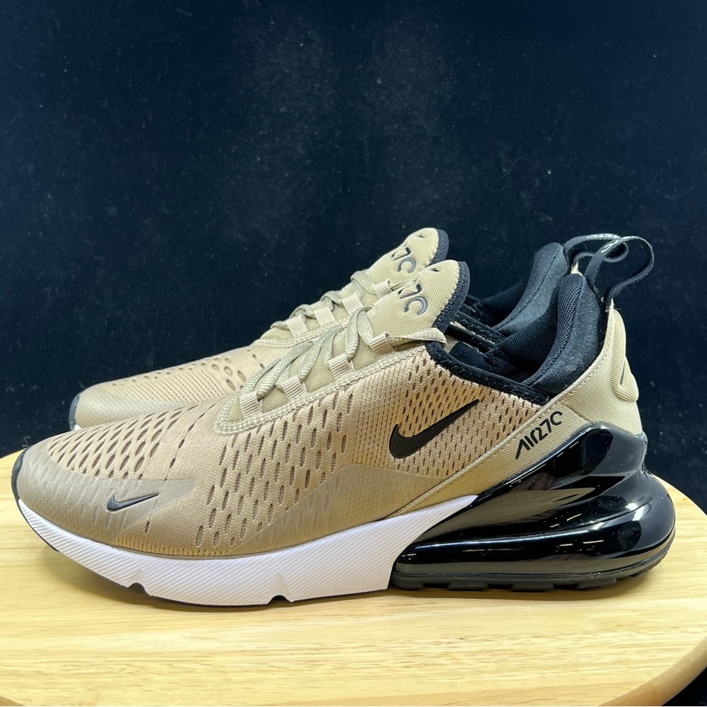 Nike Air Max 270 Khaki Beige Black White FQ8830-247 Men's multi size - Picture 5 of 10